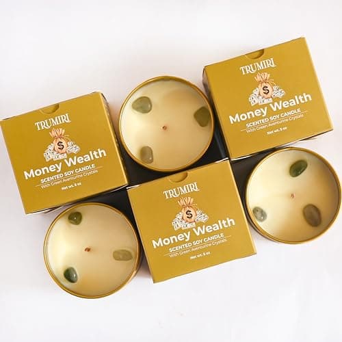 Nag Champa 5oz Soy Candle - Natural Organic Aromatherapy for Home - Velas Aromáticas
