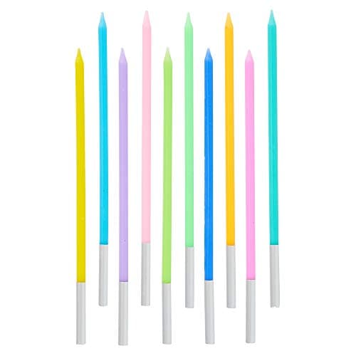 Birthday Cake Candles for Party Celebrations(40 Count, Rainbow)