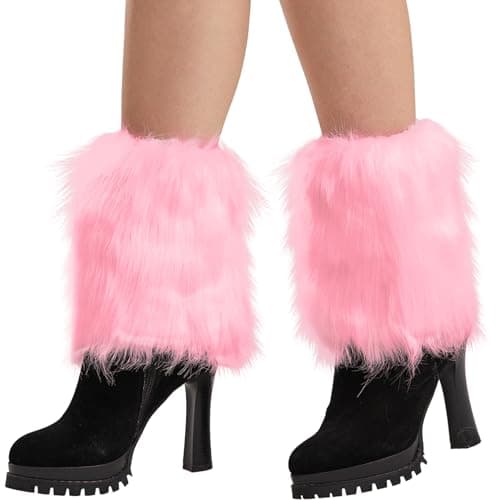 Nanxson Women's Fur Leg Warmers Cover Sleeves Winter TTW0071