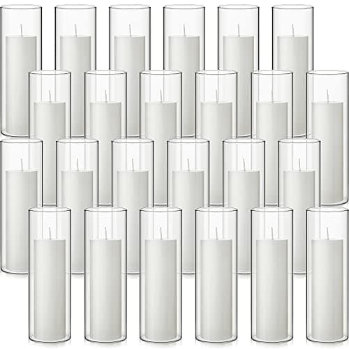 Refined Slim Pillar Candle Wedding Centerpieces
