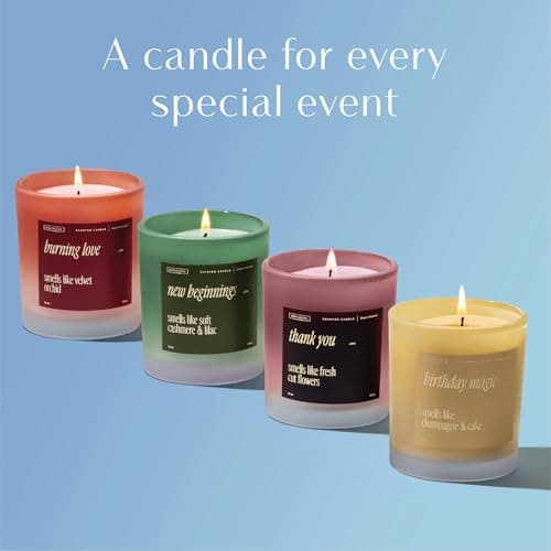 Benevolence LA Birthday Magic Candles | 40-50 Hour Burn, Smells Like Champagne & Cake