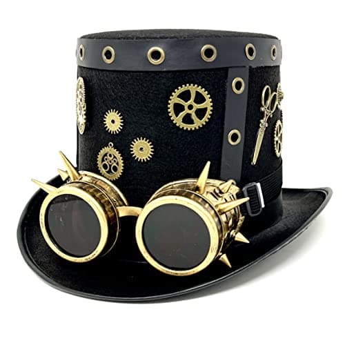 Steampunk Top Hat Costume for Halloween and Cosplay Party