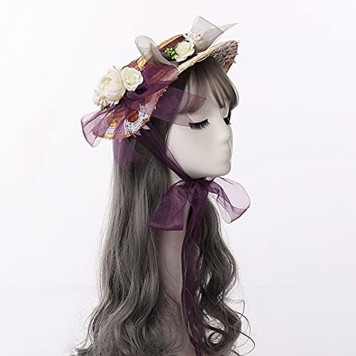 COSDREAMER Victorian Style Sun Hat for Women and Girls