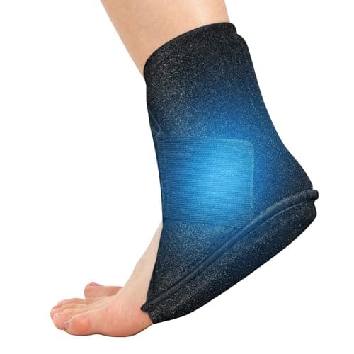 Koonie Ankle Ice Pack Wrap for Swelling, Plantar Fasciitis, Cold Therapy Sock Compression