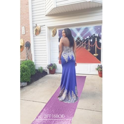 Sequin Runner Rug 2FTx15FT Wedding Aisle Runner