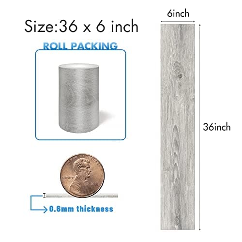 1. Peel and Stick Flooring, 36 Pack 54 Sq.Ft, Self-Adhesive Waterproof Wood Grain Look Floor Tile for Bedroom, Living Room, Kitchen (Smoke Grey)

2. Govee RGBIC Floor Lamp, LED Corner Lamp Works with Alexa, Smart Modern Floor Lamp with Music Sync and