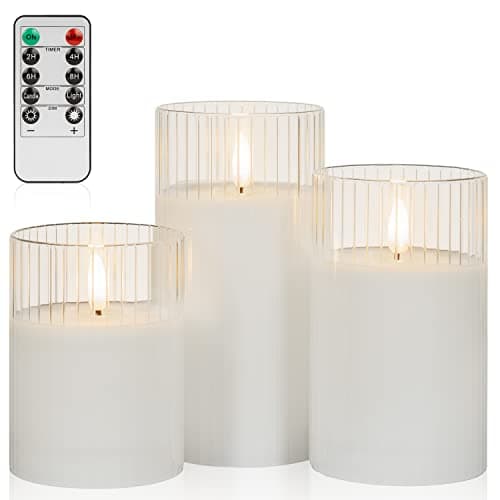 Angelloong Flickering Flameless Candles with Remote Timed Home Decor