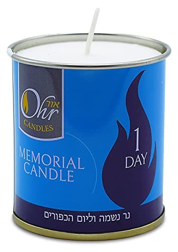 24-Hour Kosher Yahrzeit Candle for Memorial Day (Pack of 48)