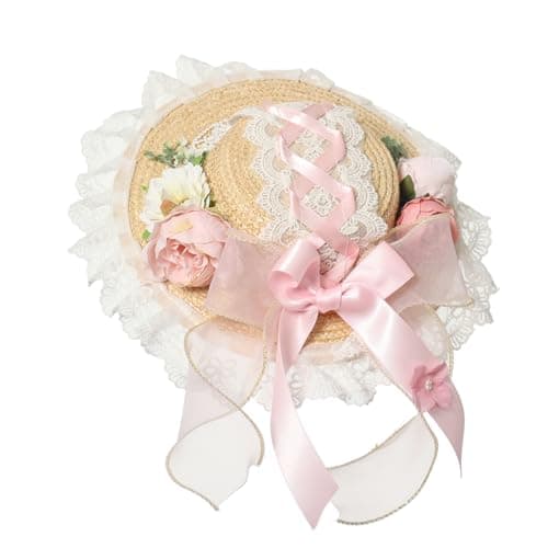 COSDREAMER Victorian Style Sun Hat for Women and Girls