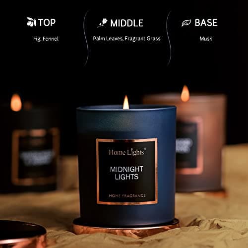 Natural Scented Candle - Long Lasting 35hr Burn, Quality Soy Wax