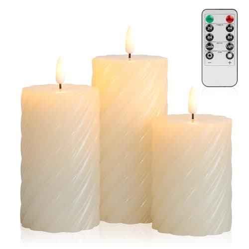 Angelloong Flickering Flameless Candles with Remote Timed Home Decor