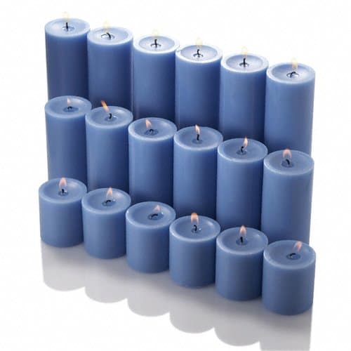 36 Black Pillar Candles for Richland Customers