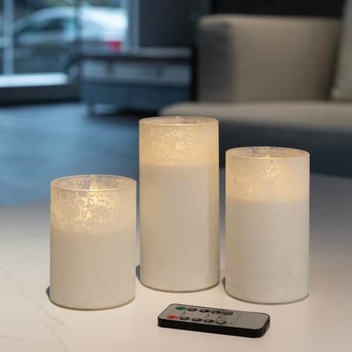 Angelloong Flickering Flameless Candles with Remote Timed Home Decor