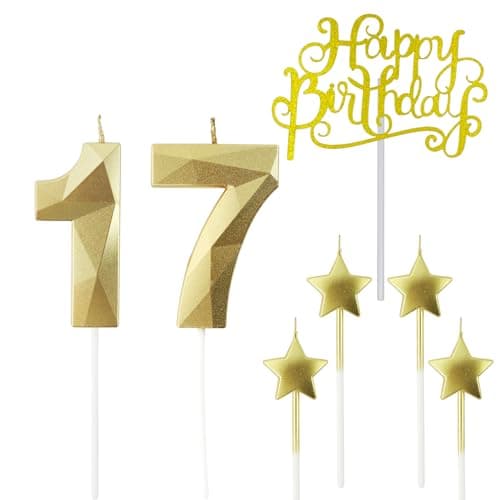Personalized 3D Diamond Shaped Birthday Candles
