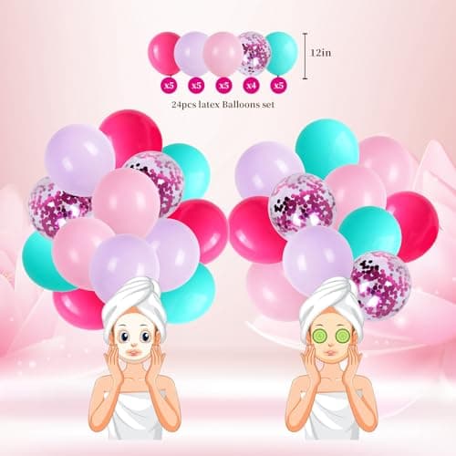 Girls Spa Party Supplies: Balloons, Favors, Decorations, and More!