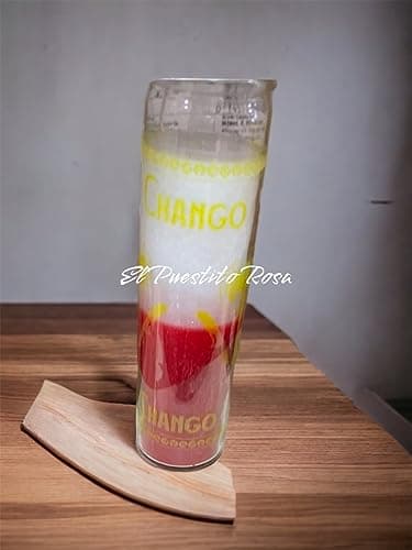 Orisha Chango 7 Day 2 Color Unscented Glass Candle