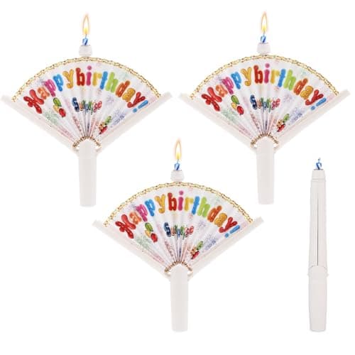 4pcs Pop-up Surprise Happy Birthday Candles for Party Supplies
