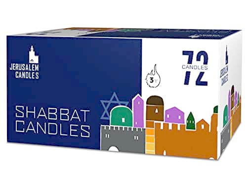Shabbat Candles - 3 Hour - 1-Pack x 72 Count
