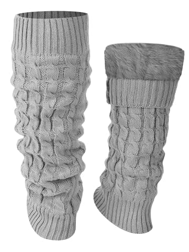 Shihanee Women's Fleece Lined Leg Warmers for Everyday Wear and Skating
