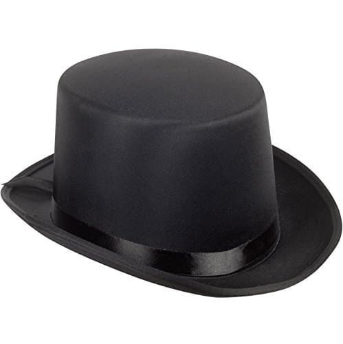 Loftus International Satin Ribbon Halloween Top Hat