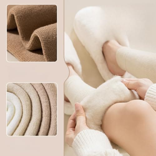 Women's Winter Fleece Lined Over Knee Leg Warmers