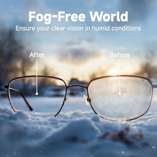 Lulumonster Anti-Fog Lens Wipes [150 Non-Scratching, Pre-Moistened Wipes]
