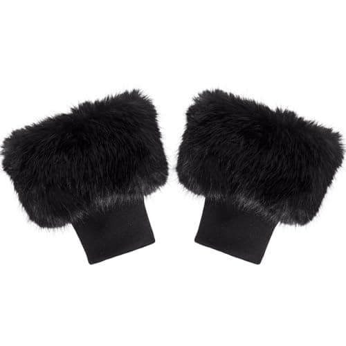 Barelove Women's Faux Fur Leg Warmers