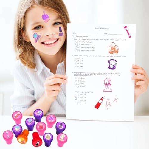 36PCS Spa Party Favors: 24 Temporary Tattoos + 12 Stamps for Makeup Sleepovers & Birthday Decorations