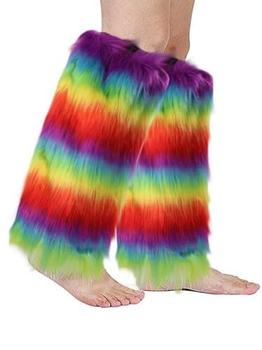 Barelove Women's Faux Fur Leg Warmers