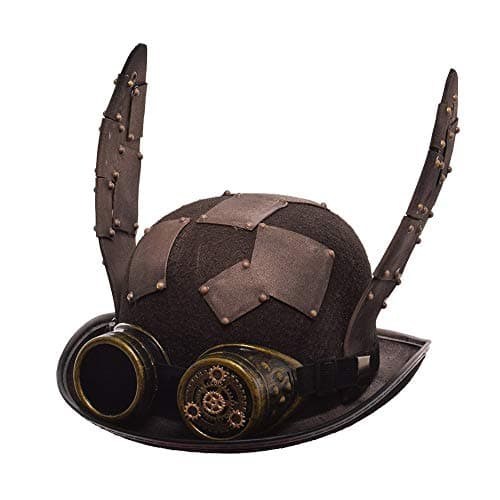 GRACEART Steampunk Top Hats with Goggles for All