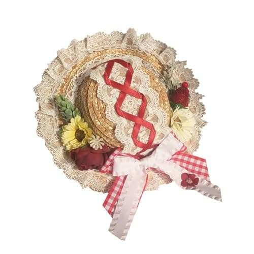 COSDREAMER Victorian Style Sun Hat for Women and Girls