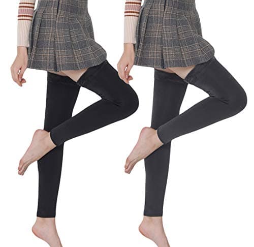 Women's Winter Over Knee Fleece-Lined Leg Warmers