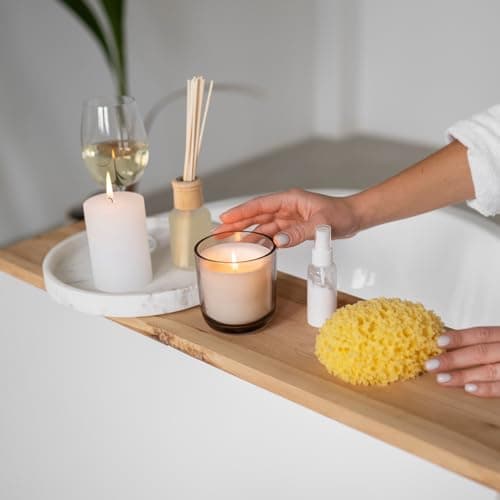 2 Pack 3x8 Soy Pillar Candles, Unscented & Smokeless