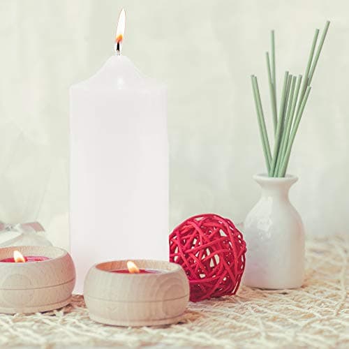 Super Z Unscented Pillar Candles for Weddings and Home Decoration