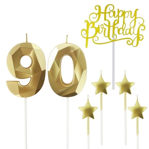 Personalized 3D Diamond Shaped Birthday Candles