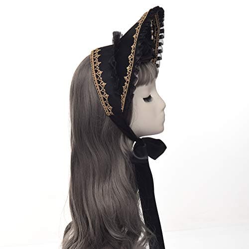 COSDREAMER Victorian Lace Flowers Sun Hat for Girls & Women