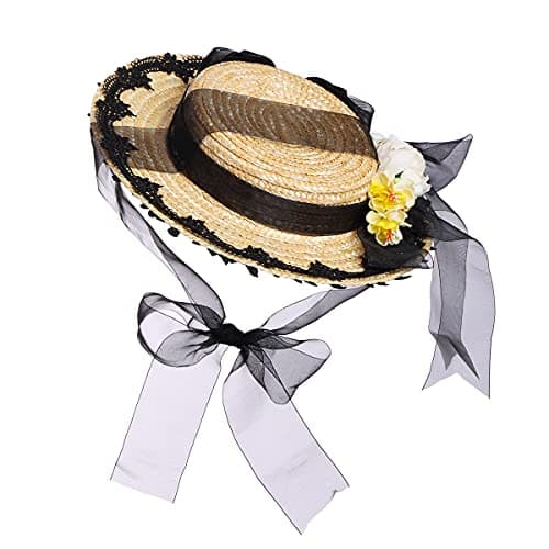 COSDREAMER Victorian Style Sun Hat for Women and Girls