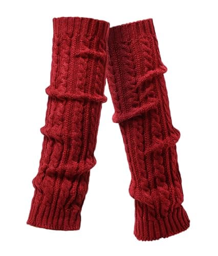 Winter Leg Warmers for Women - Ribbed Knit Boot Socks