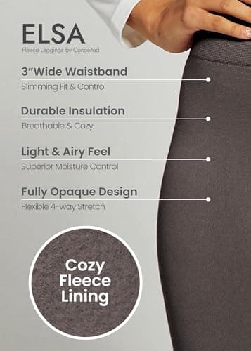Conceited Fleece Lined Leggings - Premium Fabric, Regular & Plus Size