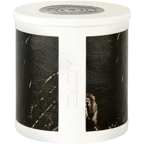 AOOVOO Sandalwood Oud Aromatherapy Candle, 10 oz Concrete Jar Gift for Him & Her