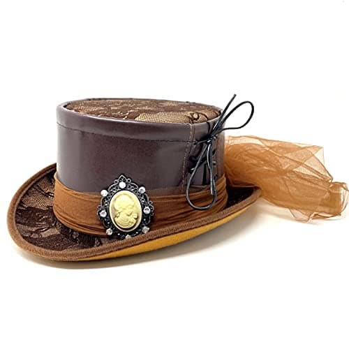 Steampunk Top Hat Costume for Halloween and Cosplay Party