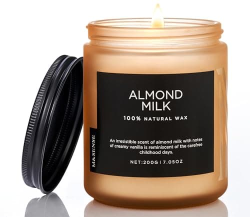 Soy Amber & Sandalwood Candle 19.4oz, 110hr Long Lasting Housewarming Gift