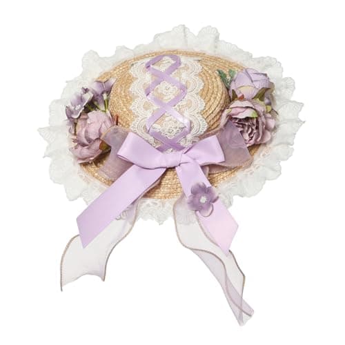 COSDREAMER Victorian Style Sun Hat for Women and Girls