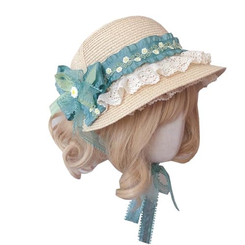 COSDREAMER Victorian Style Sun Hat for Women and Girls