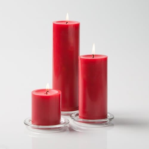 36 Black Pillar Candles for Richland Customers