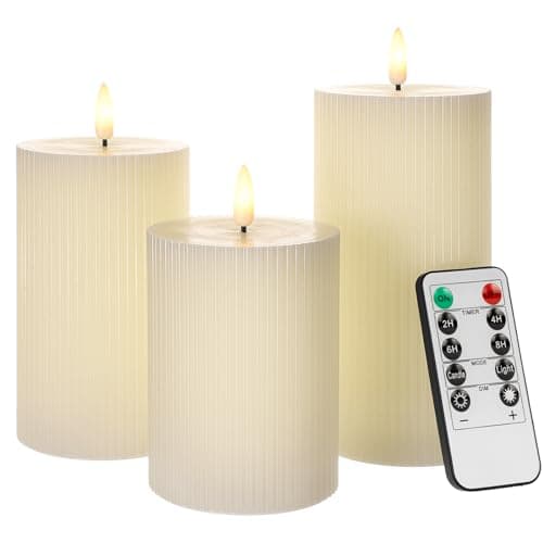 Angelloong Flickering Flameless Candles with Remote Timed Home Decor
