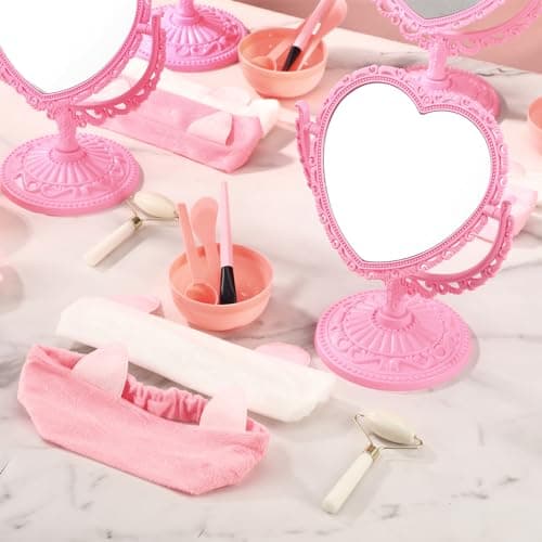 8 Set Spa Party Supplies: Mirrors, Roller, Mask Bowl, Headbandfavor