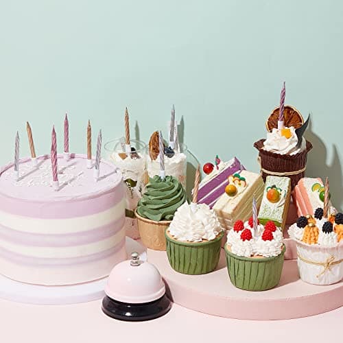 60 Pieces Birthday Candles for Birthday Party Cake Decorations