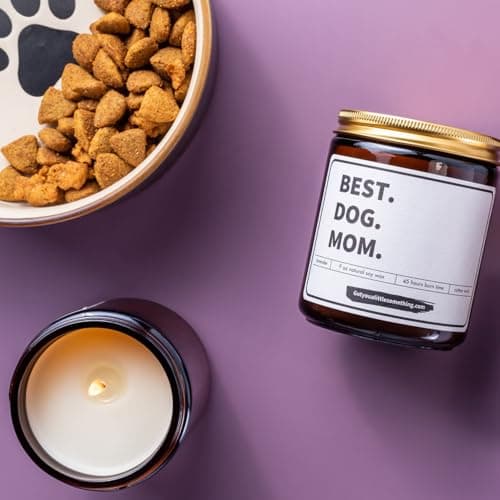 Dog Mom Gifts for Women - Dog Lover Candle