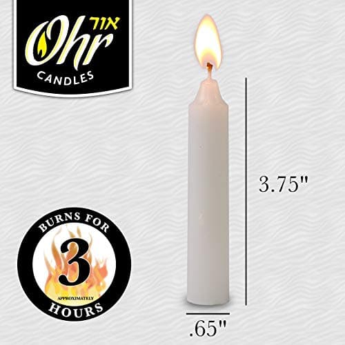 Ner Mitzvah Shabbat Candles - Traditional Shabbos Candles - 3 Hr. - 72 Ct.

Refined Title: Traditional Shabbos Candles - 3 Hr. - 72 Ct.